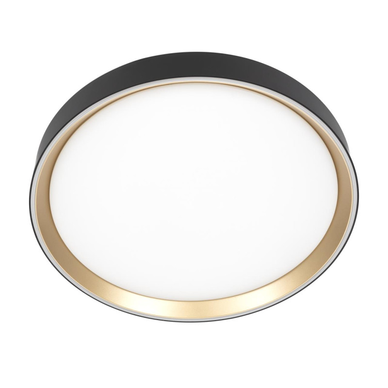 Светильник 40 см, 48W, 3000-5000K с пультом Citilux CL751351G BOSS Черный+Золото LED