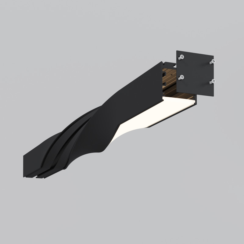 Радиусный профиль ALM-3535R-B-T-180°-0.5M 3,5*3,5*50 см, Maytoni Led Strip черный