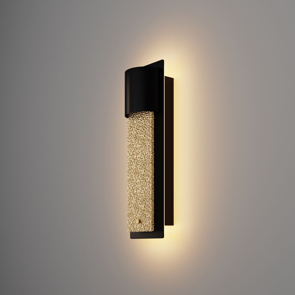 Настенный светильник 40 см, 23W, 3000K, Maytoni MOD474WL-L20B3K, черный-латунь