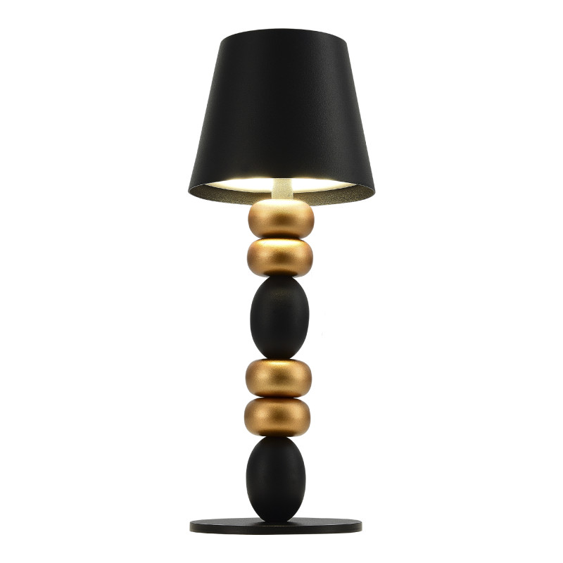 Прикроватная лампа 11*29,4 см, 1*LED*3W 3000-6000K ST LUCE Ease SL1011.414.01 черный, золотистый