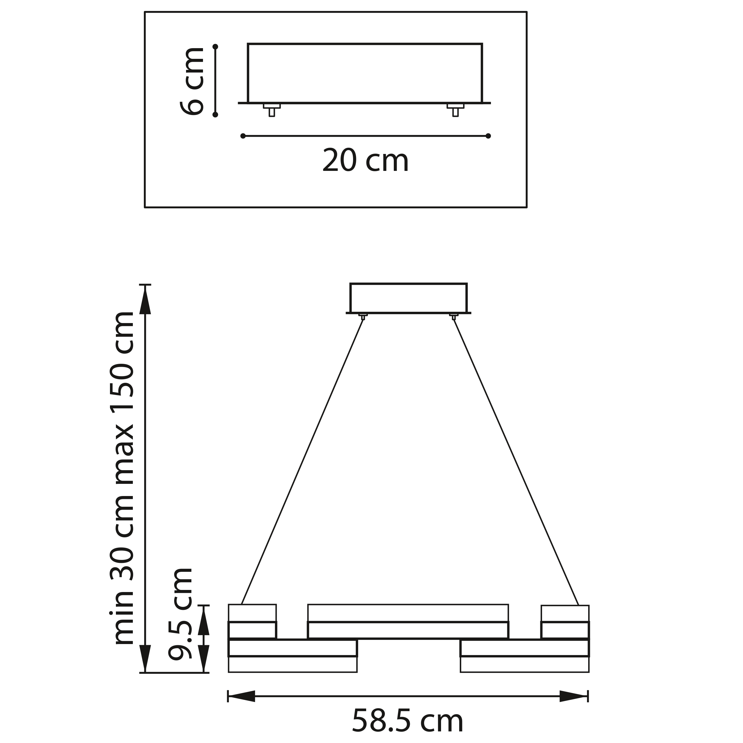 Люстра подвесная 58,5*9,5 см, 55 W  3000K Lightstar Rotonda 736323 золото
