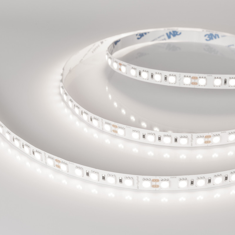Лента RT-B96-10mm 24V Day5000 (23 W/m, IP20, 5060, 5m) (Arlight, Открытый) 040602. Цена указана за 5 метров. Продается кратно 5 метрам.