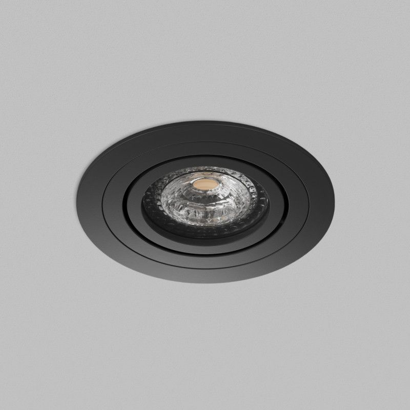 Встраиваемый светильник *9,3*2,4 см, 1*GU5.3*15W, Denkirs Prime DK-DH2020-BK, черный