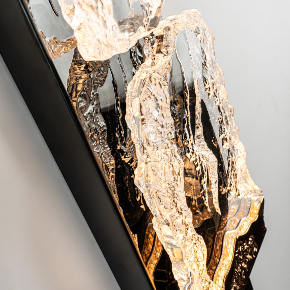 Бра 11*6*-44 см, *LED*8W, 3000-6000K, Modestyle  MS.2413.440 BK, Чёрный, Золото