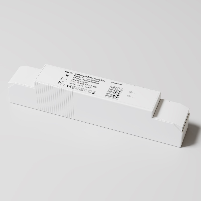 Блок питания 18,7*4*3 см, Maytoni Technical psl-tr PSL-TR40-750-900mA белый