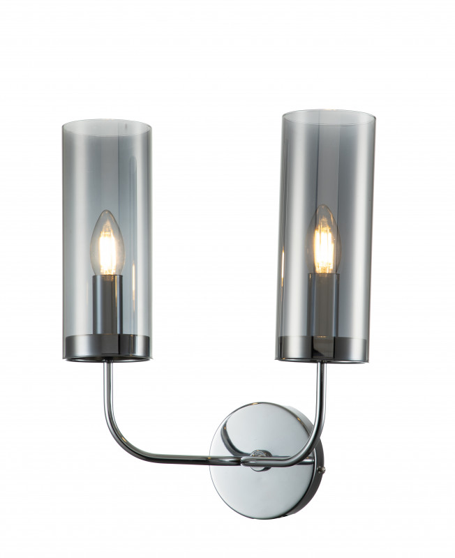 Настенный светильник 210*310*390 мм, 2*E14 хром Indigo Balletto V000261, 13014/2W Chrome