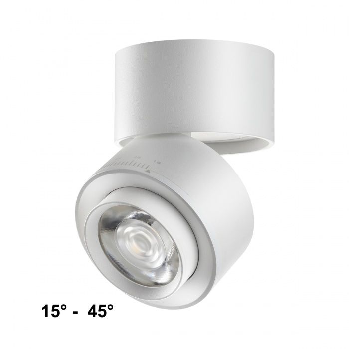 Светильник 8 см, 18W, 4000K, Novotech Eddy 358947, белый