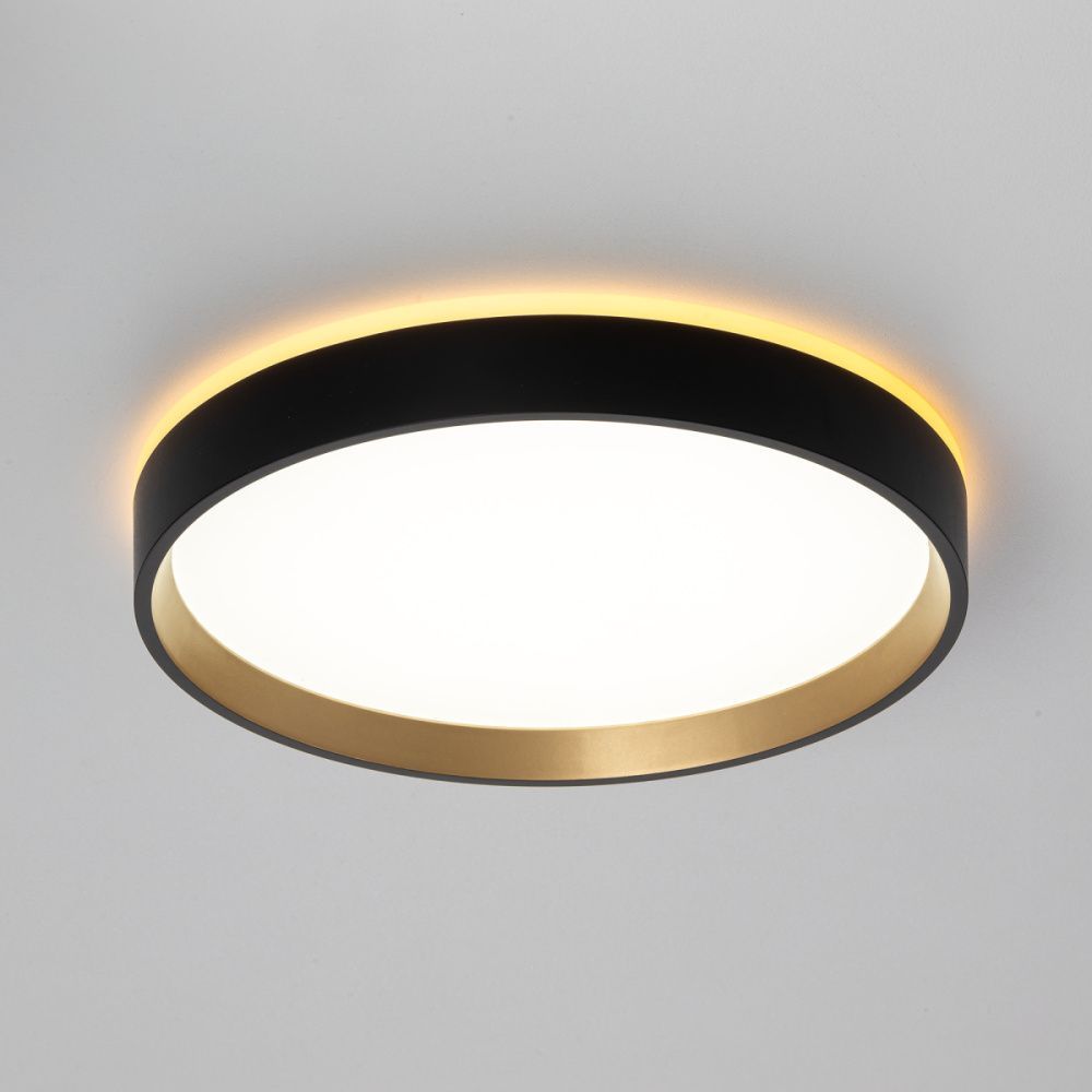 Светильник 18 см, 15W, 3000-5500K, Citilux ETALON CL750181 LED, черный-золото