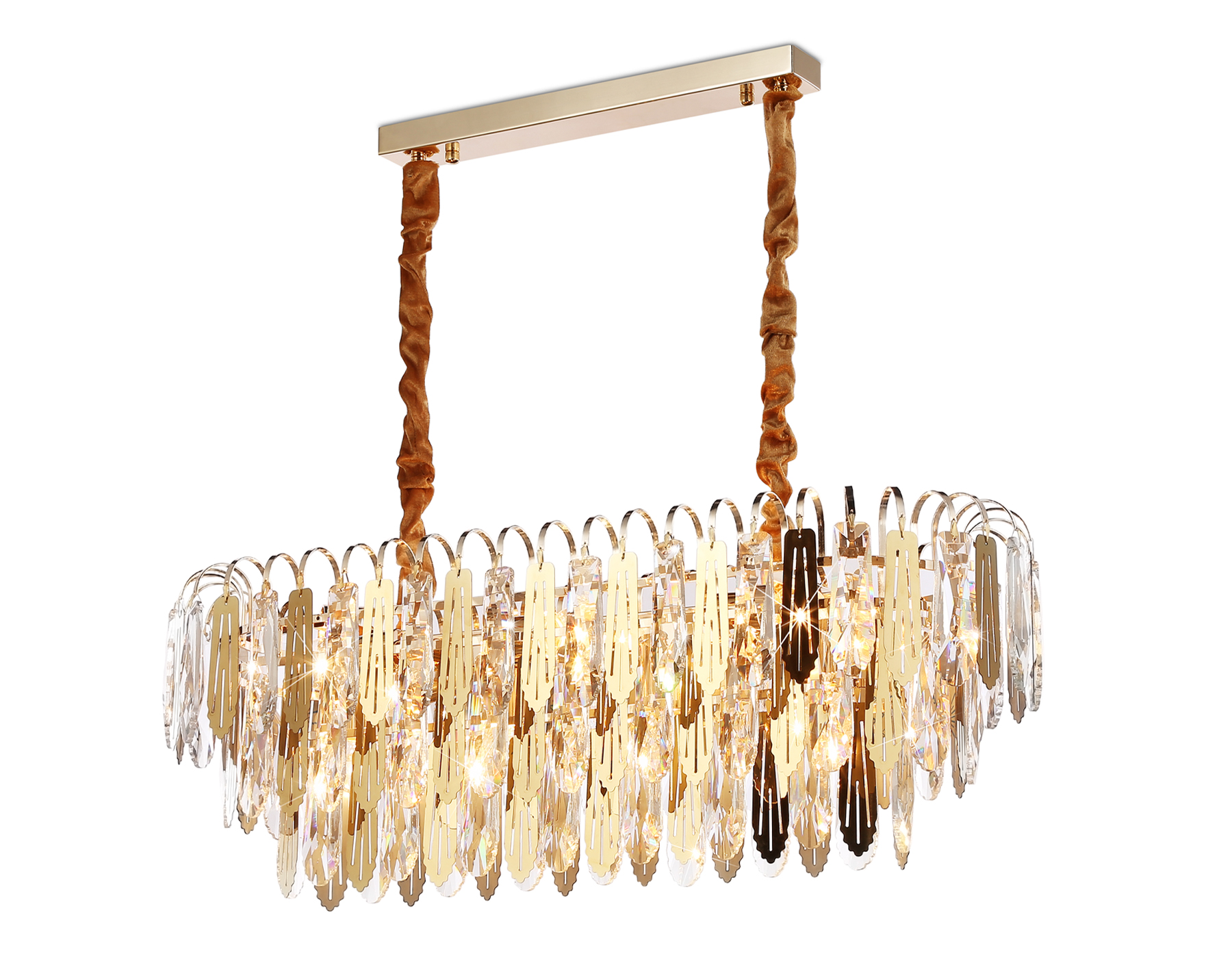 Люстра подвесная 80*30*27*57 см, E27 W, К, золото Ambrella Traditional Traditional TR5260