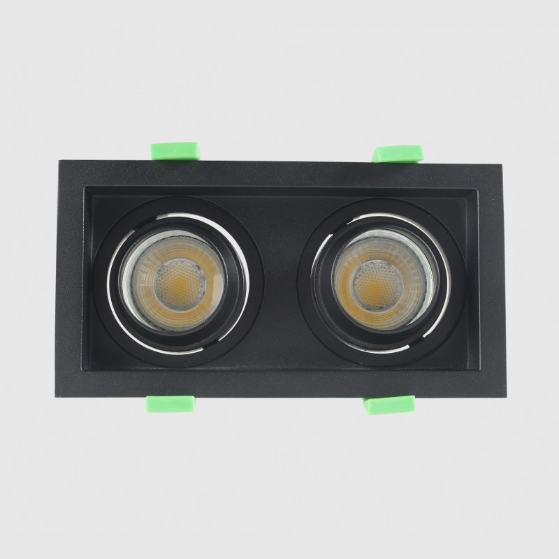 Встраиваемый светильник 18 см, Crystal Lux CLT 069C2 BL, черный