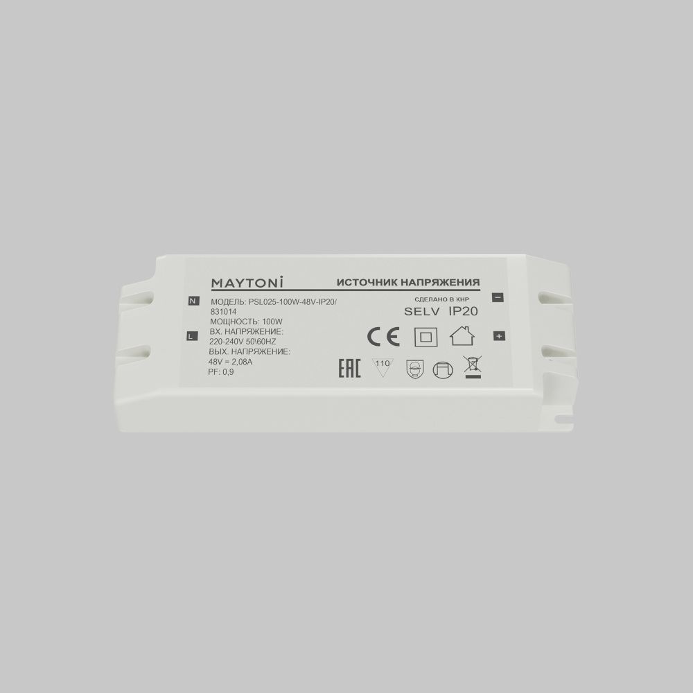 Источник напряжения PSL025 48V 100W IP20 831014 Maytoni Led Strip  Белый