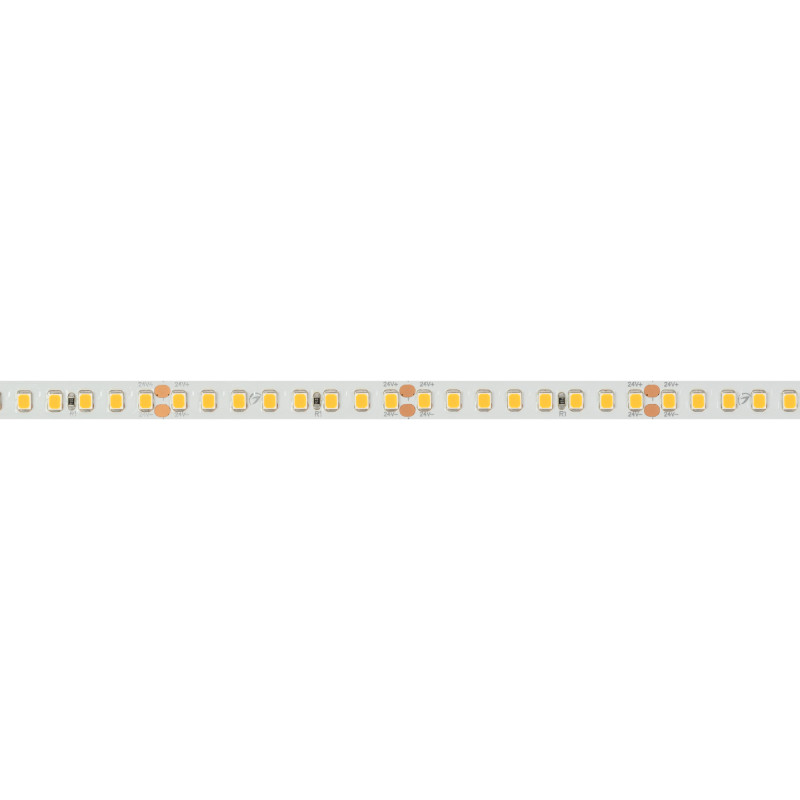 Лента UL-A160-8mm 24V Warm2700 (12 W/m, IP20, 2835, 5m) (Arlight, 7 лет) 040012. Цена указана за 5 метров. Продается кратно 5 метрам.