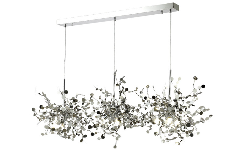 Светильник  120 см Crystal L ux GARDEN SP3х3 L1200 CHROME Хром