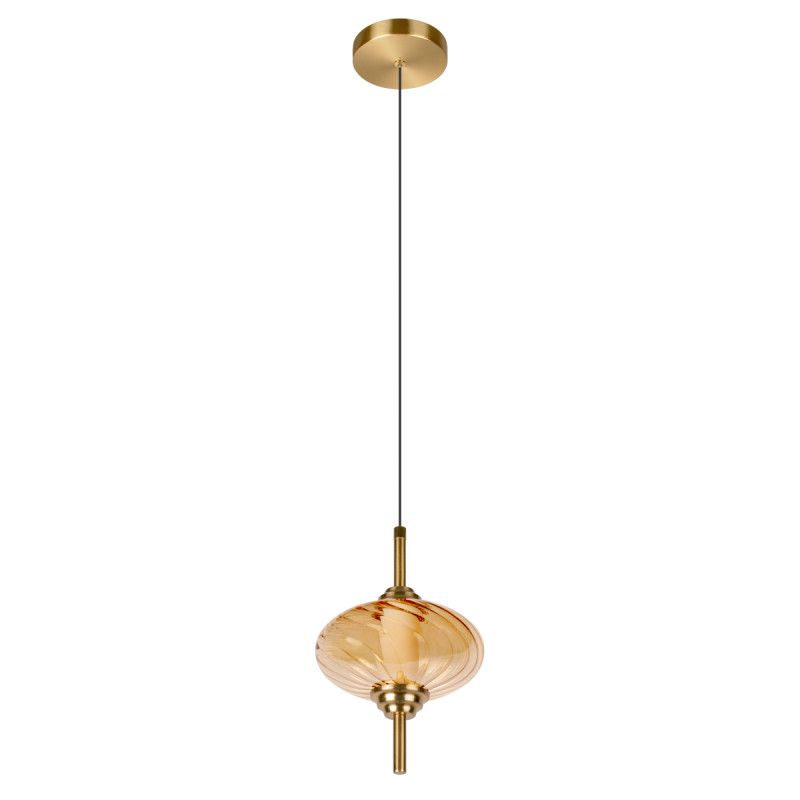 Подвесной светильник *15*-22,5 см, 1*LED*30W, 4000K, LOFT IT Helix 10421/C Amber, бронзовый