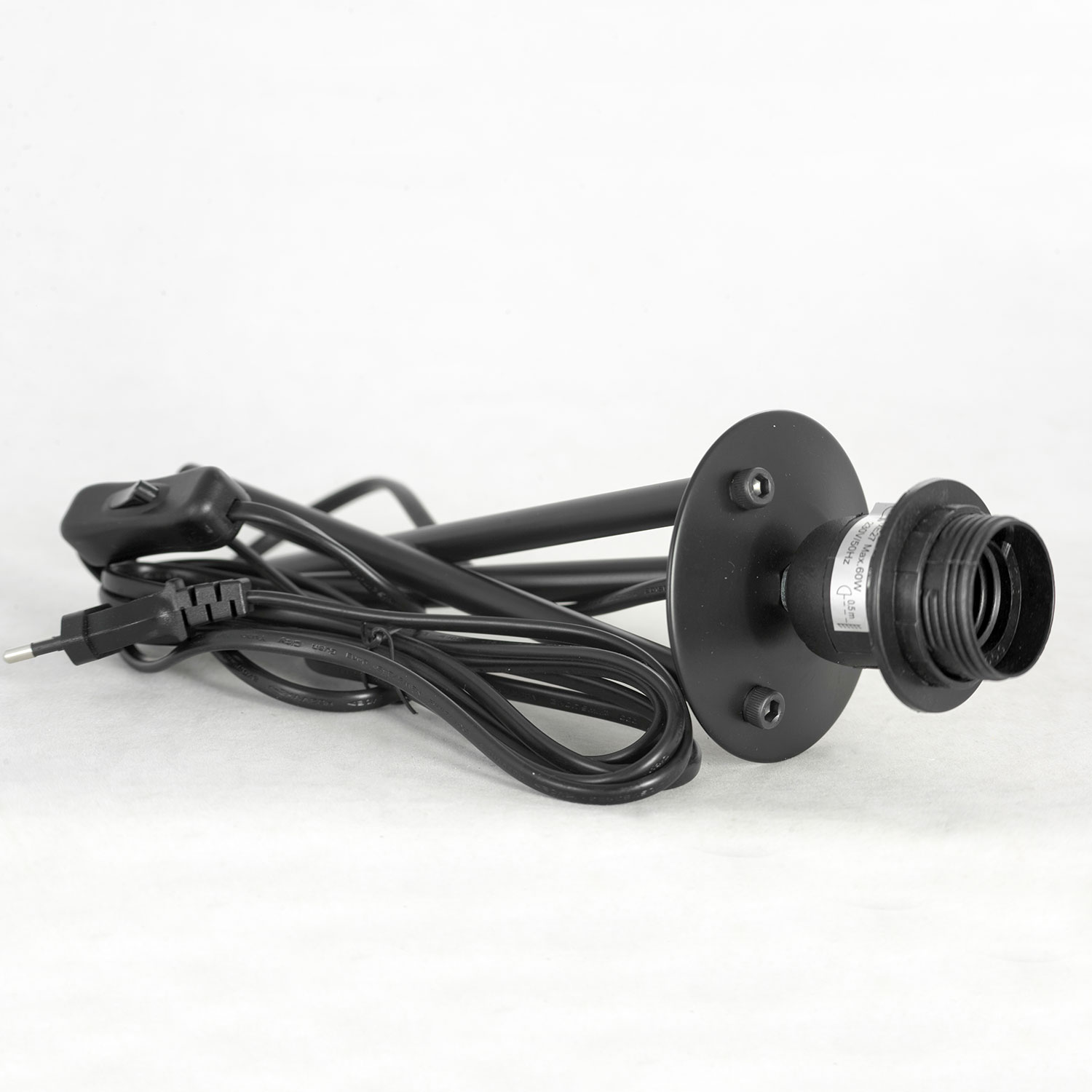 Торшер 50*153 см, 1*E27*60W черный Lussole Lincoln LSP-0733