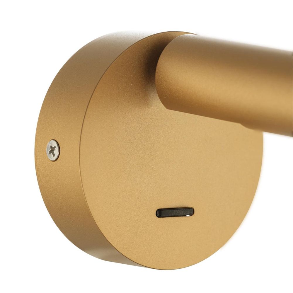 Светильник 11 см, 3W, 3000K, Citilux DEKART CL704102, золото