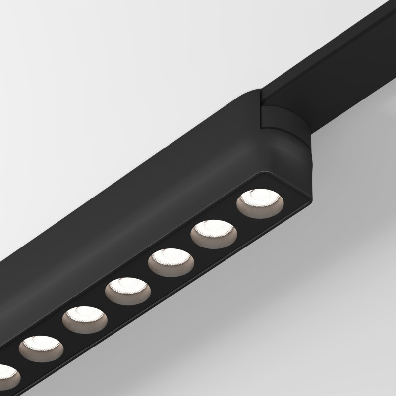 Светильник на шине 23*2,6*3,6 см, LED * 12W, 3000-6500К, Denkirs Air Grill DK5365-BK, черный