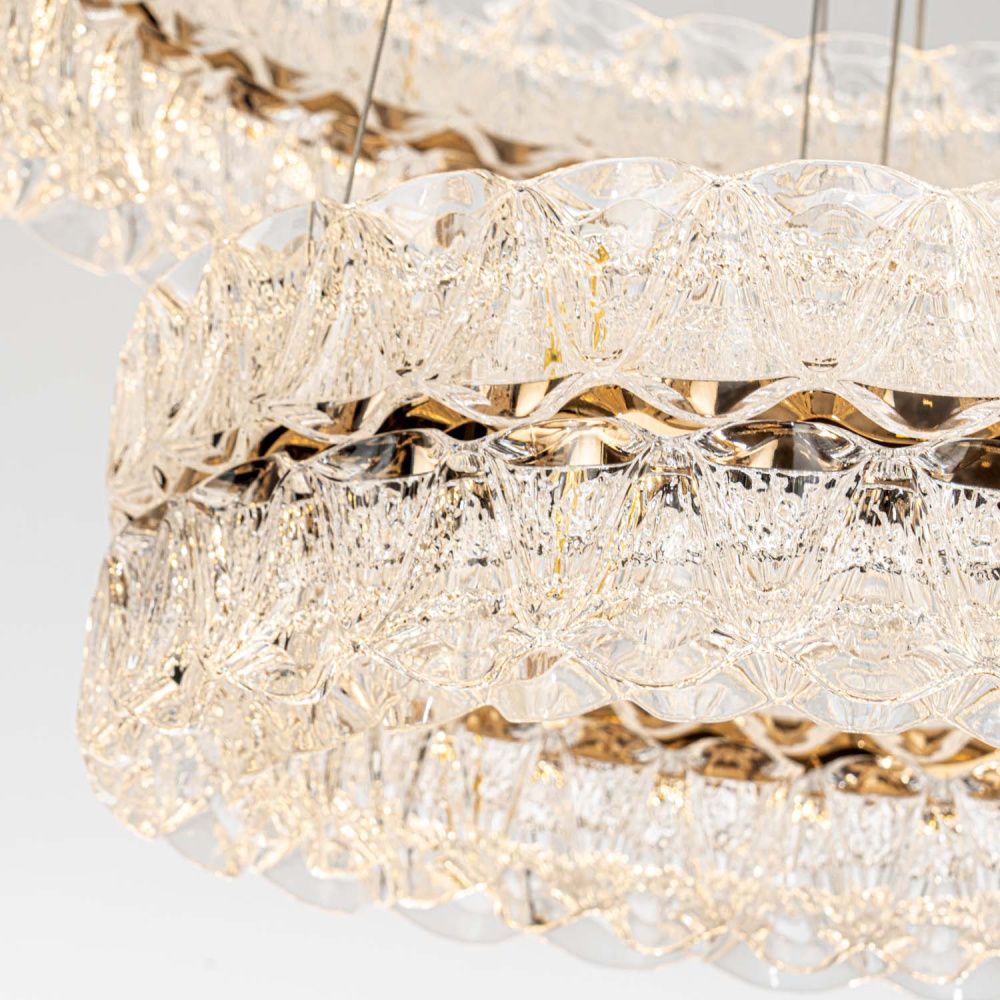 Люстра *60*13 см, LED*75W, 3000-6000K, Modelux  ML.8185.600.400 GD, Золото