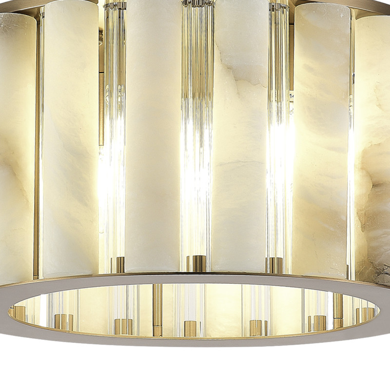 Накладная люстра 40*23,4 см, E14, 40W, ST-Luce DELIGHT SL1516.302.06 бронзовый
