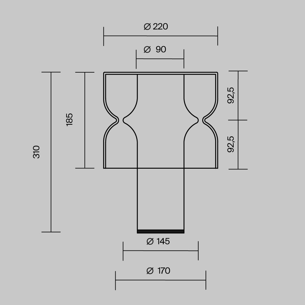 Настольная лампа *22*-31 см, *LED*9W, 3000K, Maytoni Vetro MOD485TL-L9AM3K, Латунь