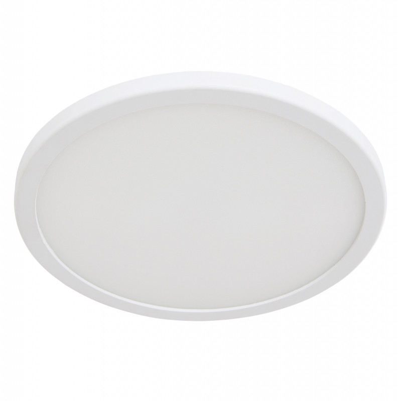 Встраиваемый светодиодный светильник 18 см 14W LED, 6500K, Arte Lamp Mesura A7975PL-1WH, белый