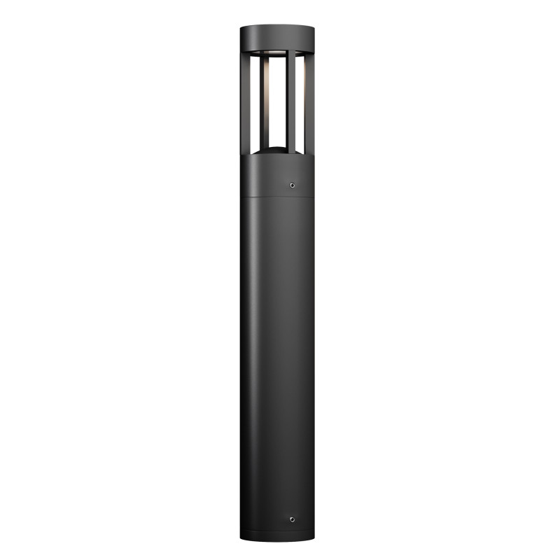 Садово-парковый светильник 9*60 см, LED, 9W, 3000К, Maytoni Vint O458FL-L9GF3K серый