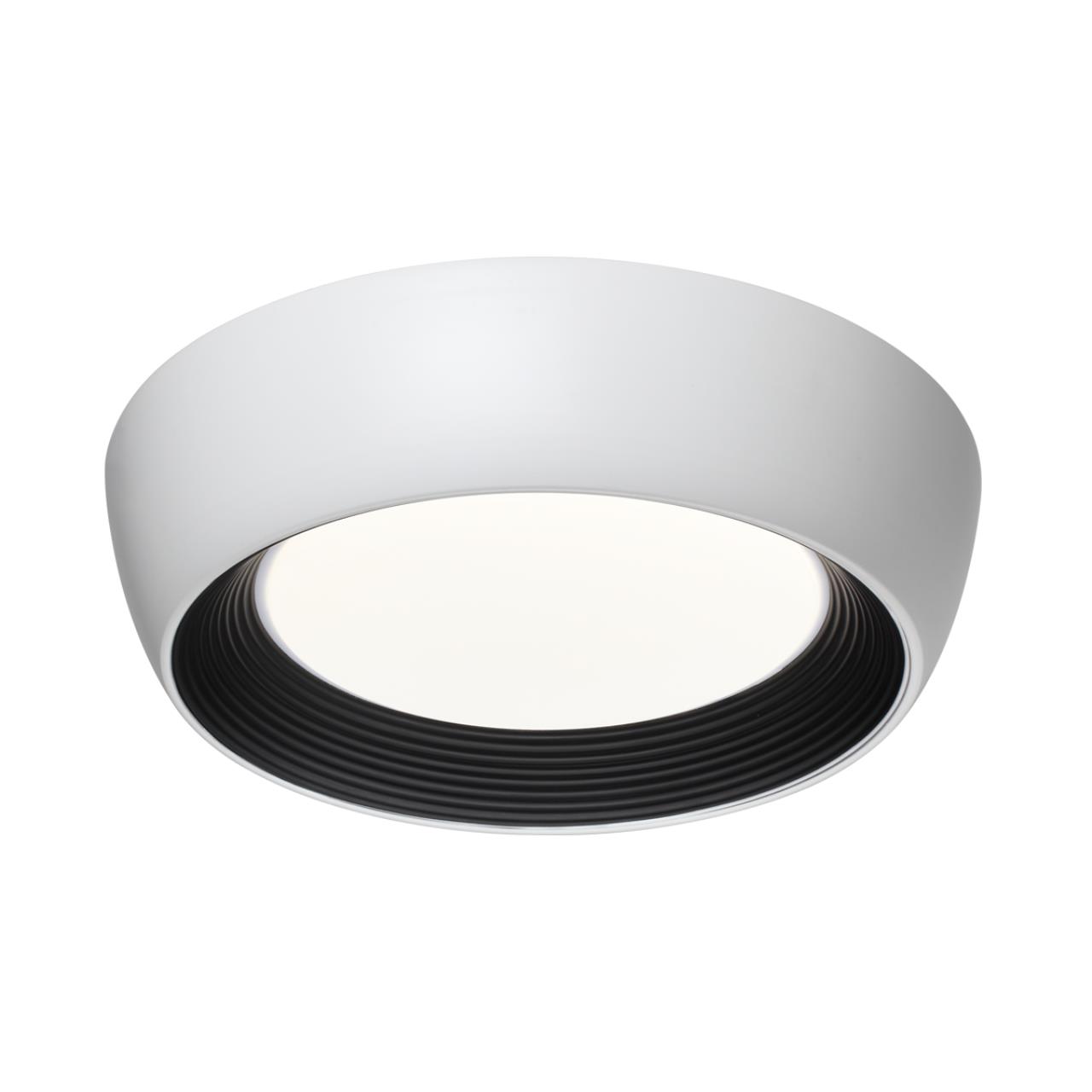 Потолочный светильник *50*12 см, LED 1*54W, 3000-4000-6500 К, Sonex Cronus 7715/54L, белый/черный