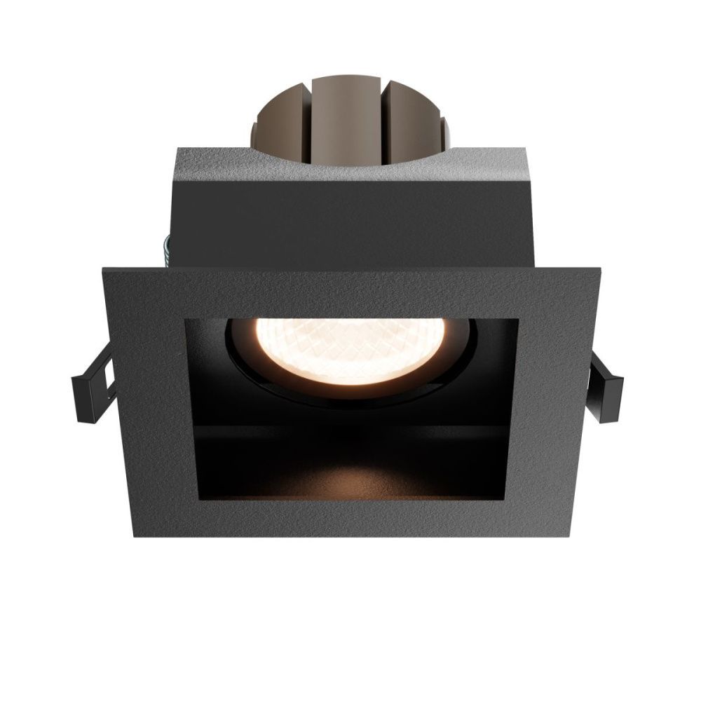 Встраиваемый светильник 10 см, 12W, 2700-4000K, Maytoni Technical Metal Modern DL008-12W2.7-3-4K-B, черный