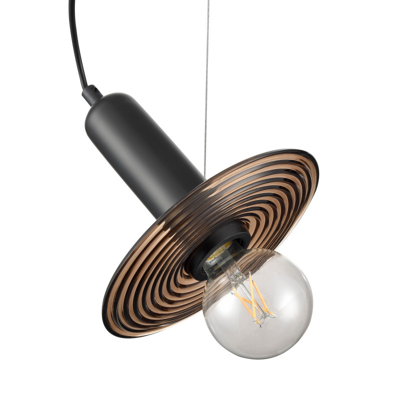 Подвесной светильник  20*164 см, 1*E27 черный Vele Luce Gustoso VL5892P11