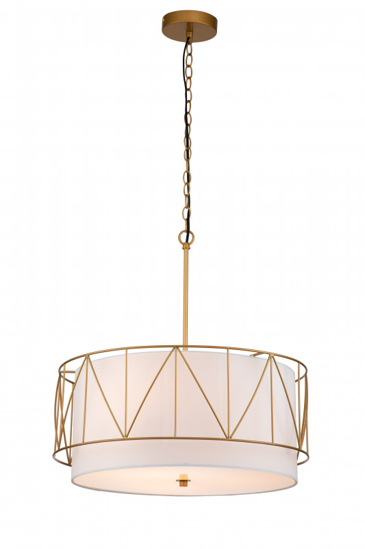 Подвесной светильник 520*520*570/1370 мм, 3*E27 золото Indigo Charme V000274, 13016/3P Gold