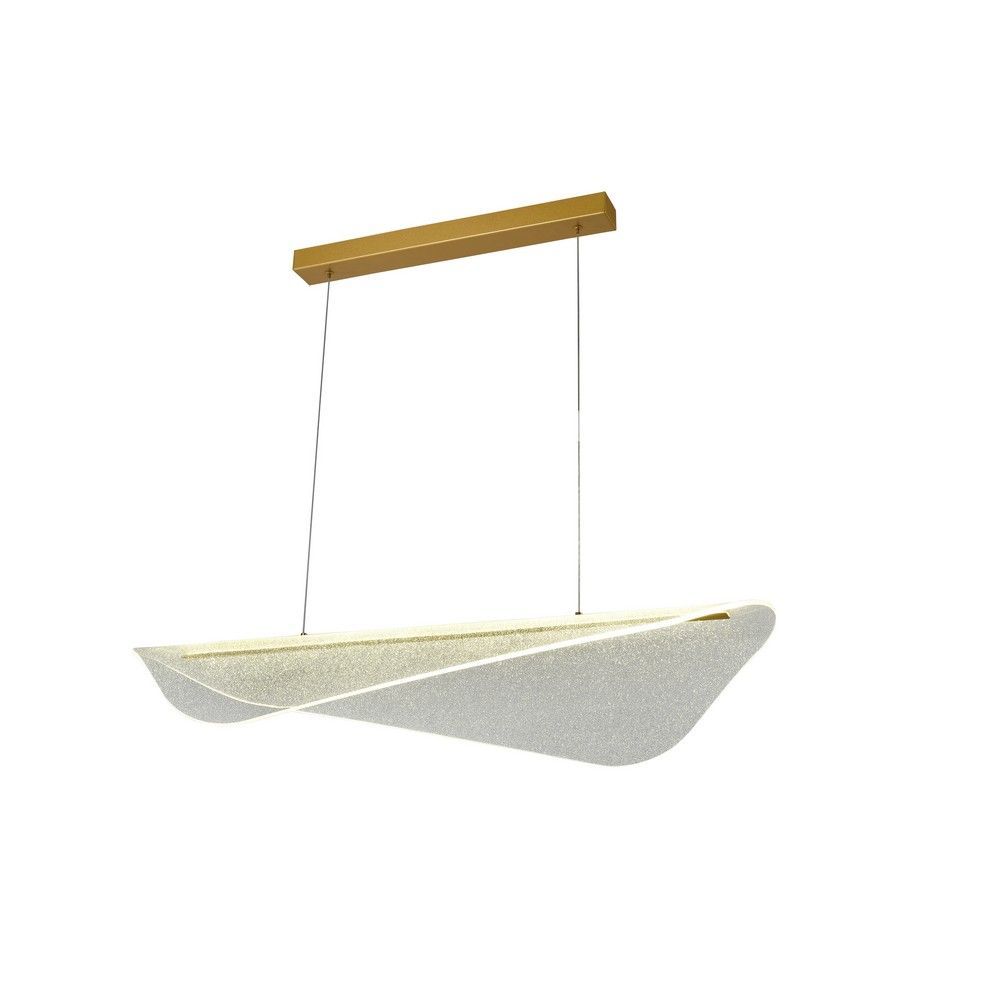 Люстра подвесная 90 см, 20W, 3500K, Aployt Klasild APL.078.03.30, золото