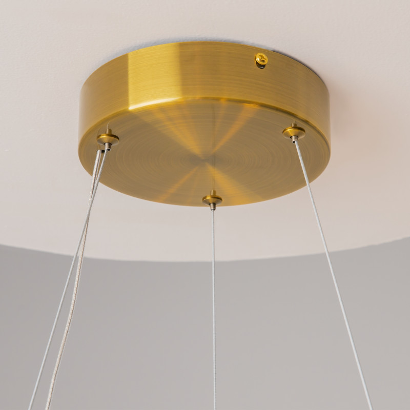 Подвесной светильник 93*93*310 см, LED, 80W, 3000К, Maytoni Mind MOD299PL-L80BS3K латунный