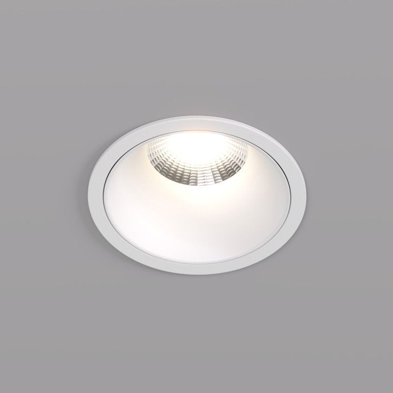 Светильник встраиваемый 7,4*7,4*6,8 см, вр 6,5 см, *LED*7W, 3000K, Denkirs Grena DK4400-WH, белый