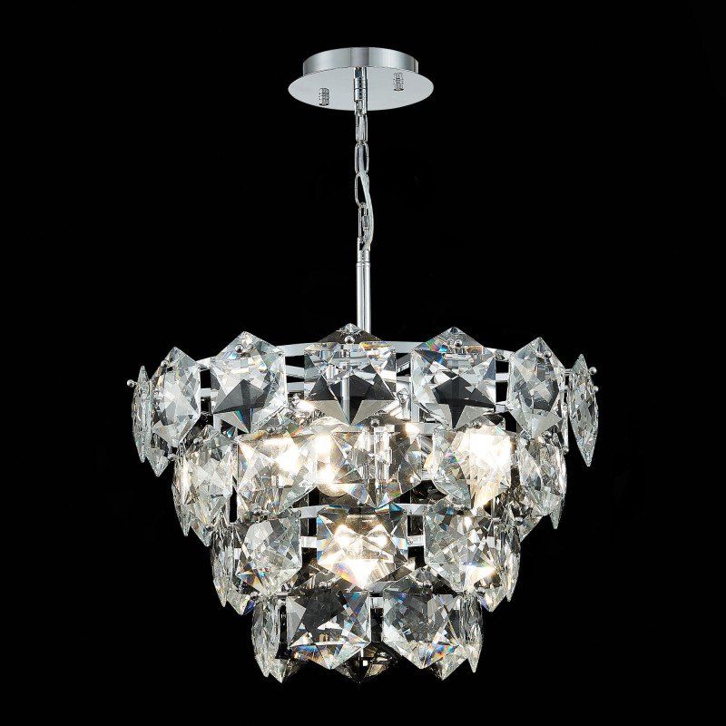 Люстра подвесная 46 см, 240W, ST LUCE VITERBO SL1631.103.06 Хром