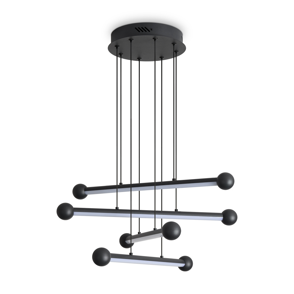Подвесной светильник *53*20-120 см, *LED*70W, 3000-7000K, Freya Рапида/Rapida FR6215PL-L70B, Черный
