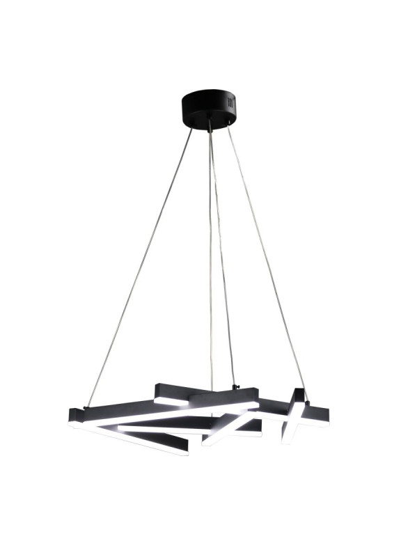 Подвесная люстра 65*120 см, LED, 50W, 3000K-6000K Zortes Aven ZRS.01243.01, черный