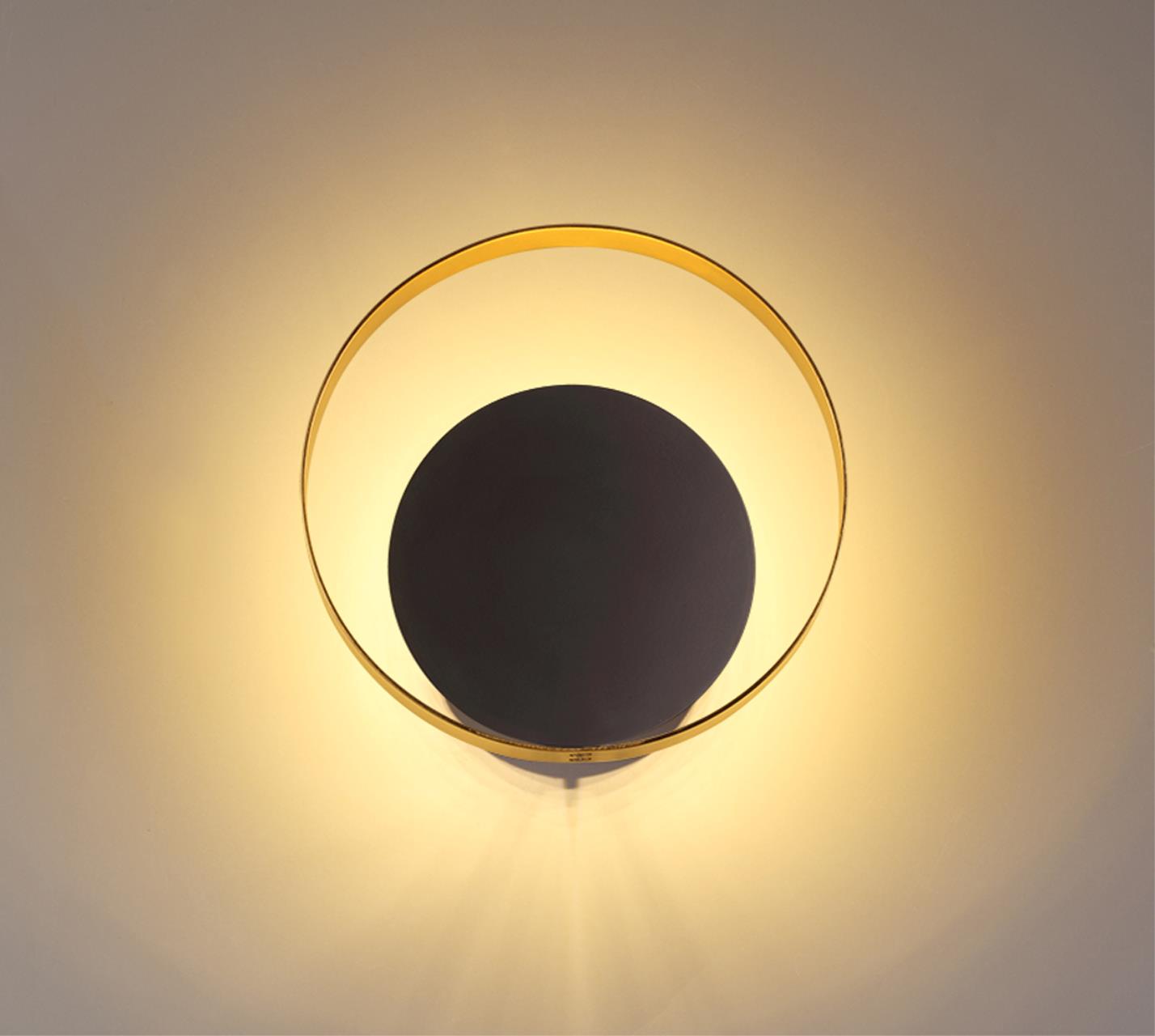 Бра Odeon Light Mondi 3899/7WB, 7W LED, 3000K, черный-золото