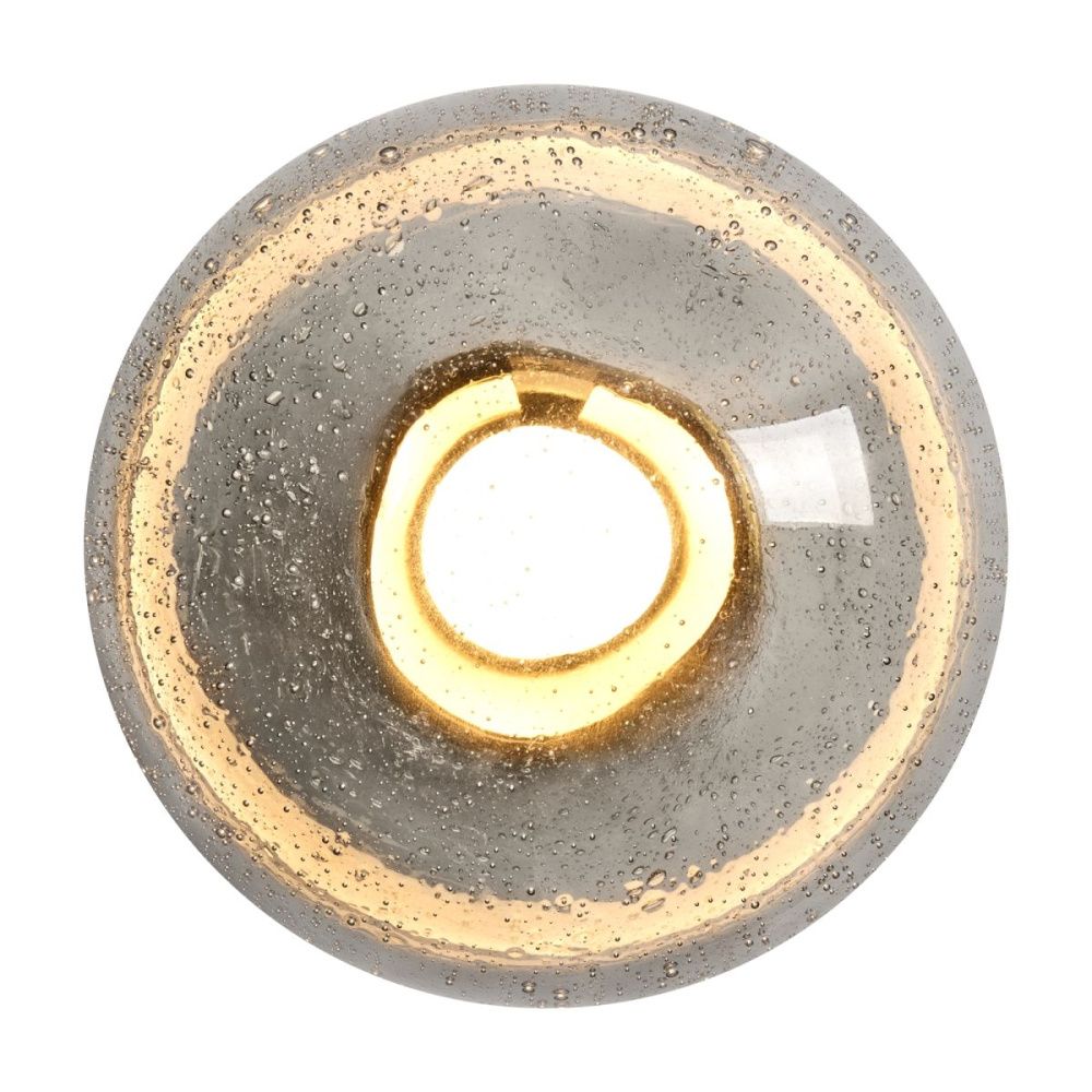 Настенный светильник 19.5 см, 5W, 3000K, Freya Mote FR5601WL-01GR, латунь-дымчатый