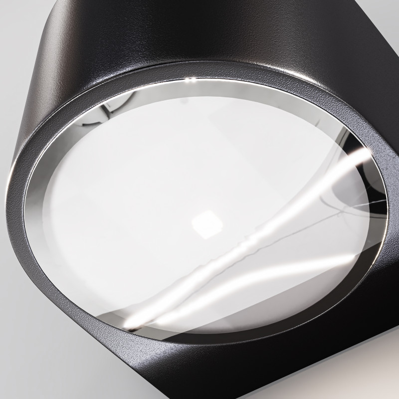 Светильник настенный 11*10*6,8 см, LED, 10W, 3000К, Maytoni BLOW O435WL-L10GF3K серый