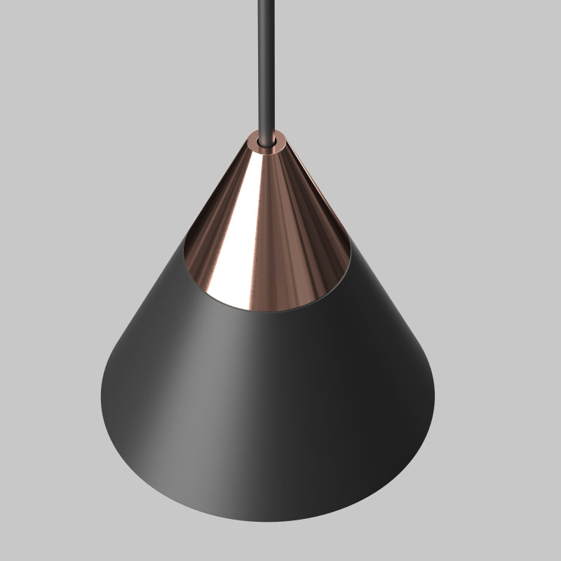 Трековый подвесной магнитный светильник 7 см, 7W, 3000K, Maytoni Cono TR166-1-7W3K-M-B, черный