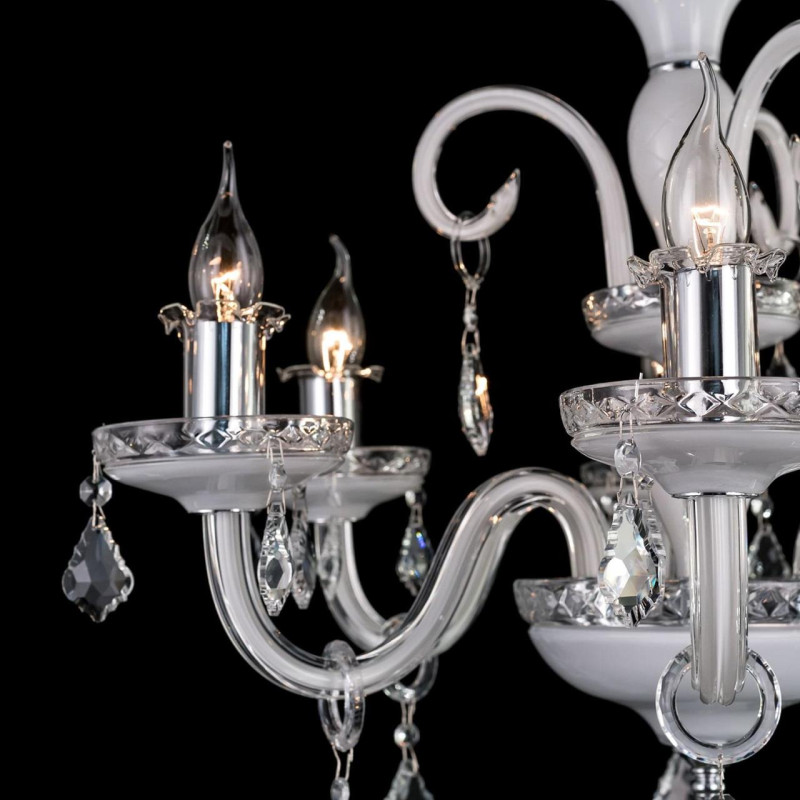 Люстра Citilux CL352160 Марена, диаметр 60 см, белый