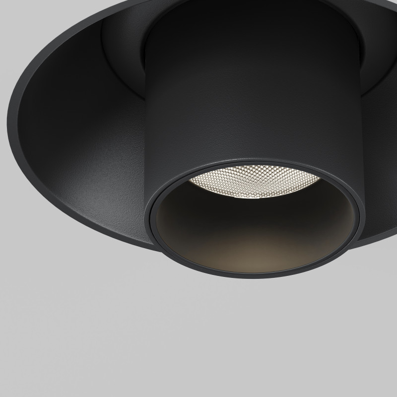 Встраиваемый светильник 3*3*21,6 см, LED, 7W, 4000К, Maytoni Technical Focus T C140TRS-L200-7W4K-B черный