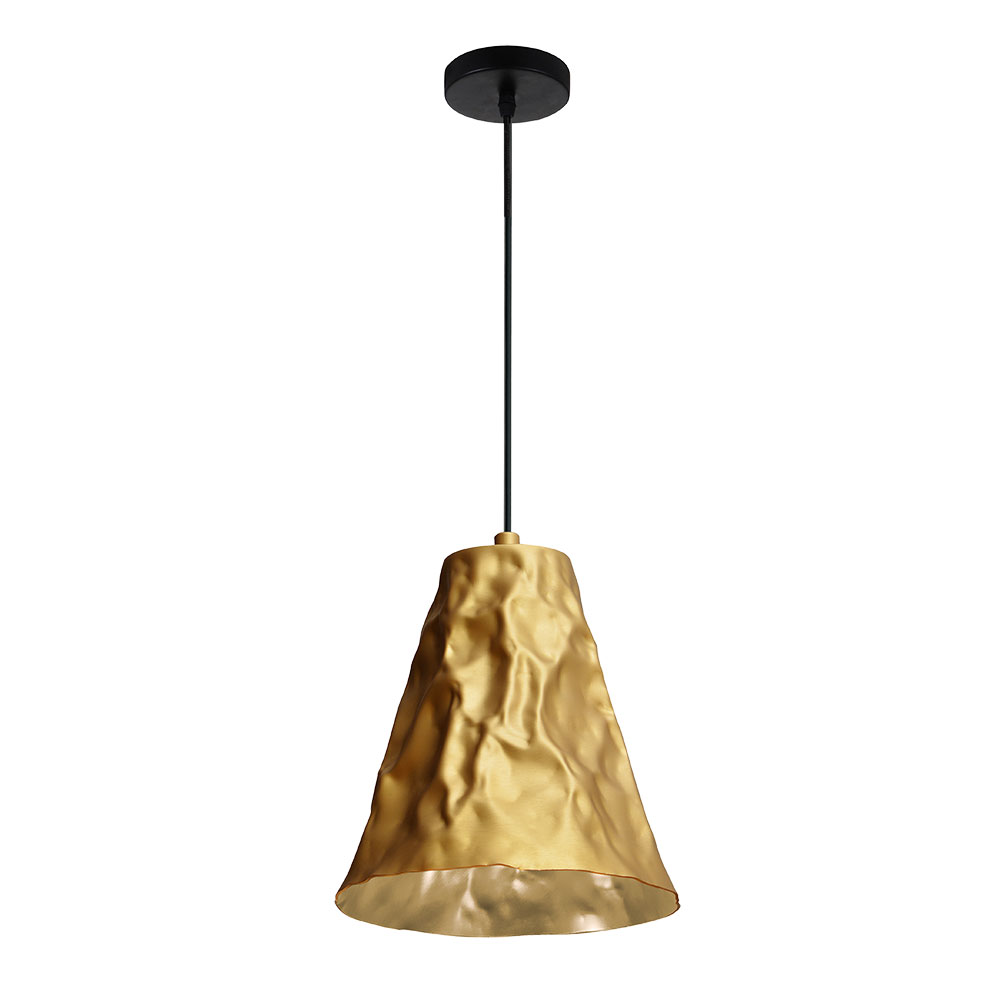 Подвесной светильник 20*19 см, 1*E27, 60W, Divinare Piramide 5097/01 SP-1, Золото