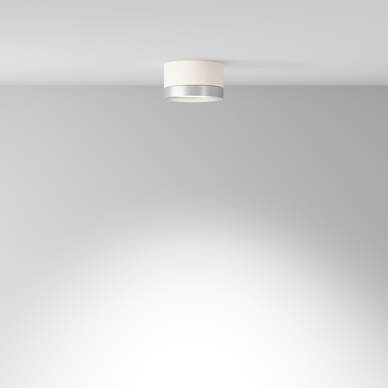 Светильник 9 см, Technical C086CL-GX53-SRD-WS, белый-серебро