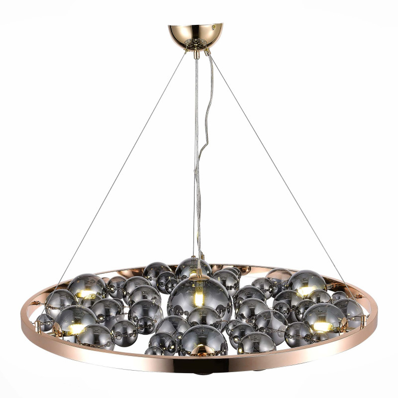 Люстра подвесная 80 см, ST LUCE OLMI SL1510.203.07 Французское золото