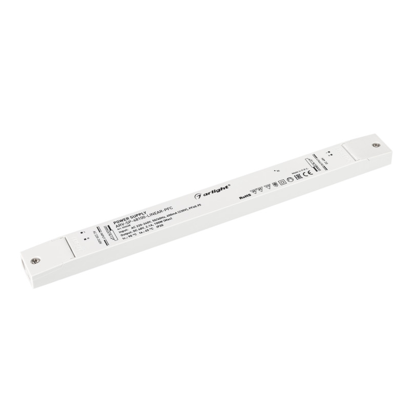 Блок питания ARV-SP-48100-LINEAR-PFC (48V, 2.1A, 100W) (Arlight, IP20 Пластик, 5 лет) 032628