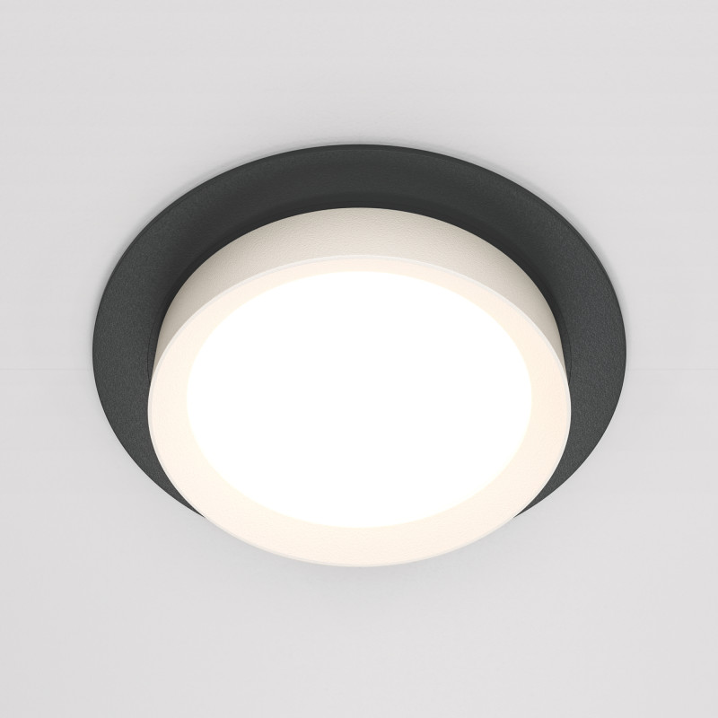 Светильник 11 см Maytoni DL086-GX53-RD-BW черный/белый