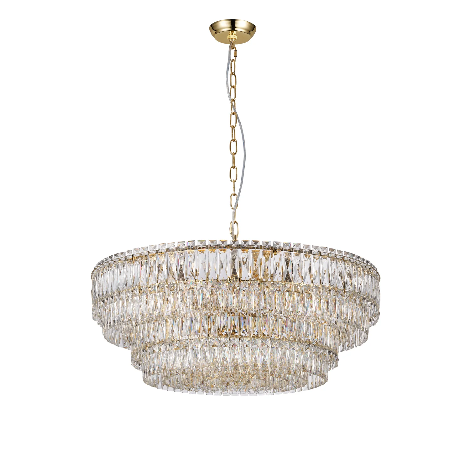 Подвесная люстра 80 см, Favourite 4781-18P Adamas, золото