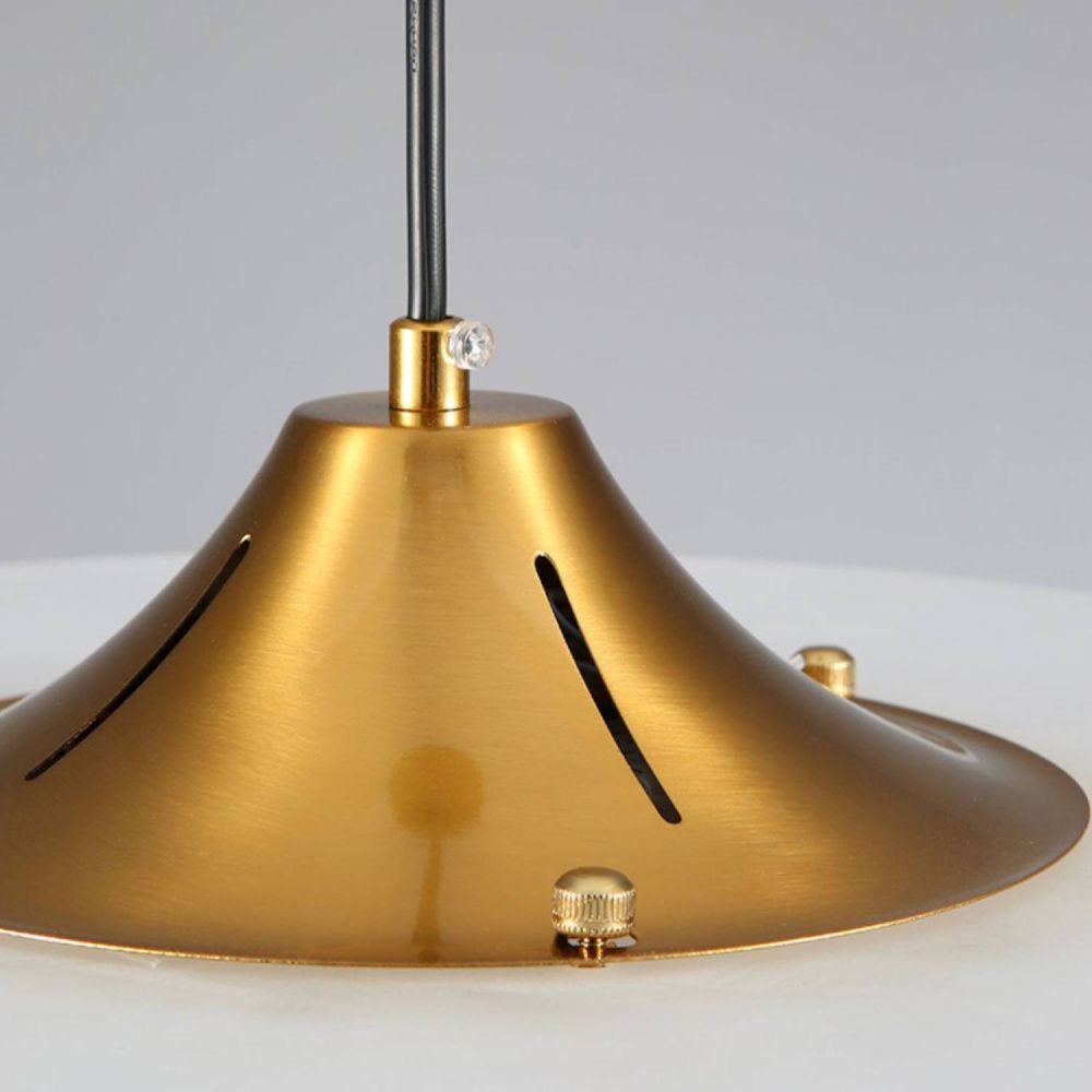 Светильник подвесной *14-190 см, 2*LED*13W, 3000K, Lightera Tekapo LE127L-50G, золотой