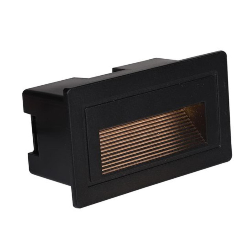 Встраиваемый светильник 10,5*4,5*6 см, 1*LED*3W 4200K Arte Lamp Piazza A7223IN-1BK черный